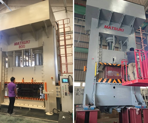 MODEL OVERVIEW HYDRAULIC PRESSES 1,000 TO 25,000 kN